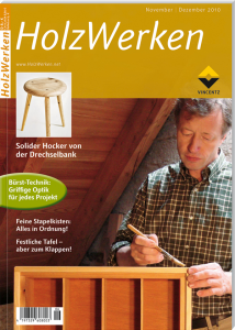 HolzWerken 25 November/Dezember 2010 - Digitales Heft