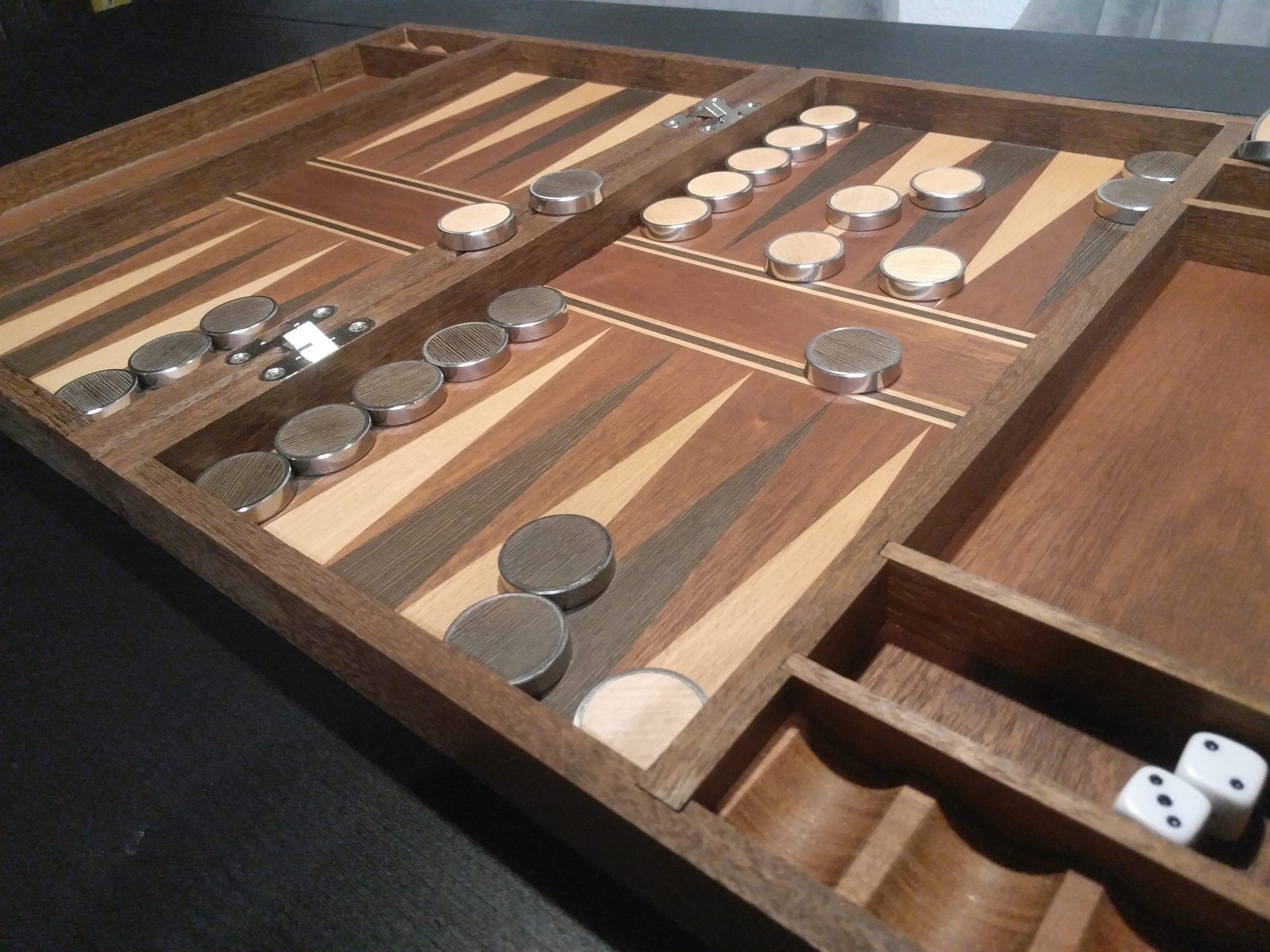 Philos Spiel, Backgammon - Kassette - Orfefs - Holz - Groß