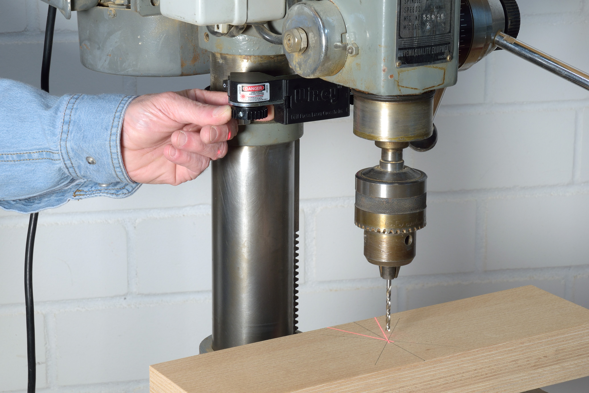 Laser Standbohrmaschine Einstellung 2