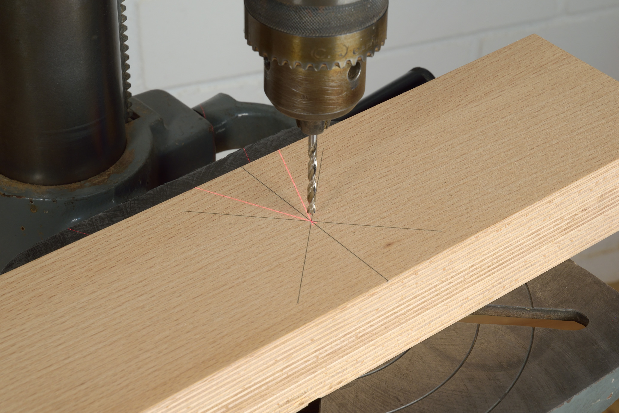 Laser Standbohrmaschine Einstellung 3