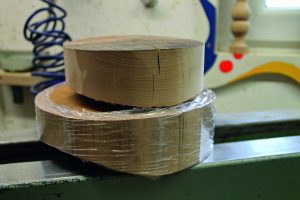 Rohlinge mit Folie sichern