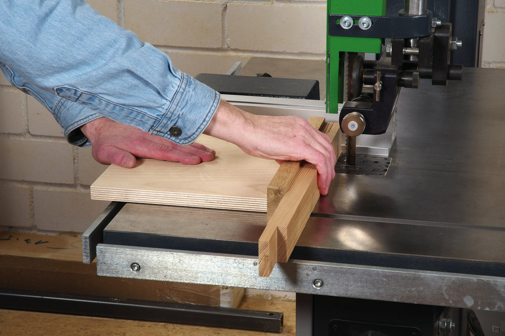 Winkelbrett als Handgriff