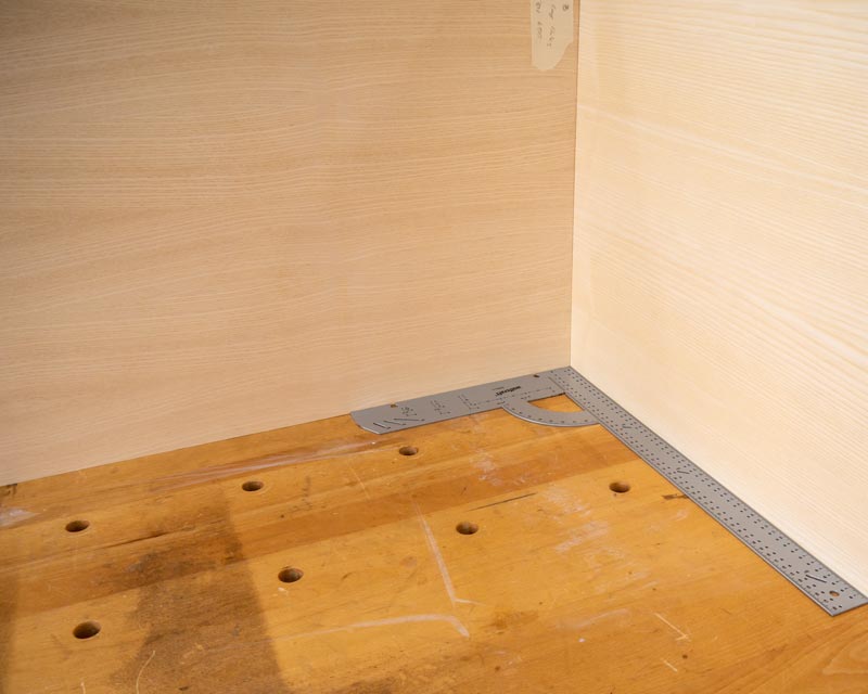 Und auch der Winkel stimmt ganz genau.