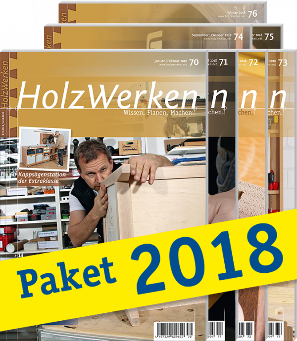 HolzWerken Jahrgangs-Paket 2018