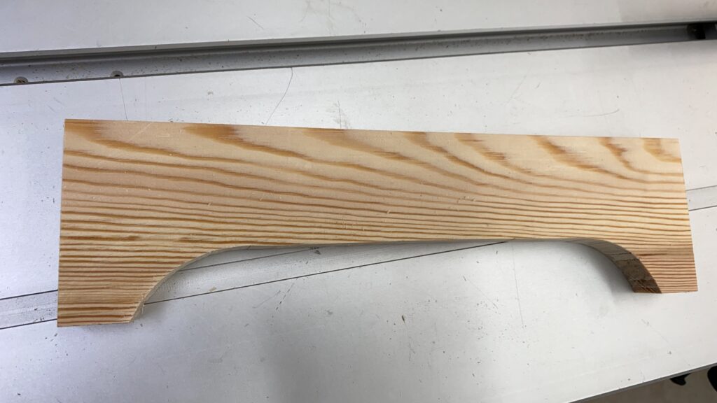 Werkstück mit Querholz