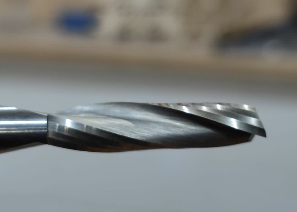 Gesäuberter Spiralnutfräser