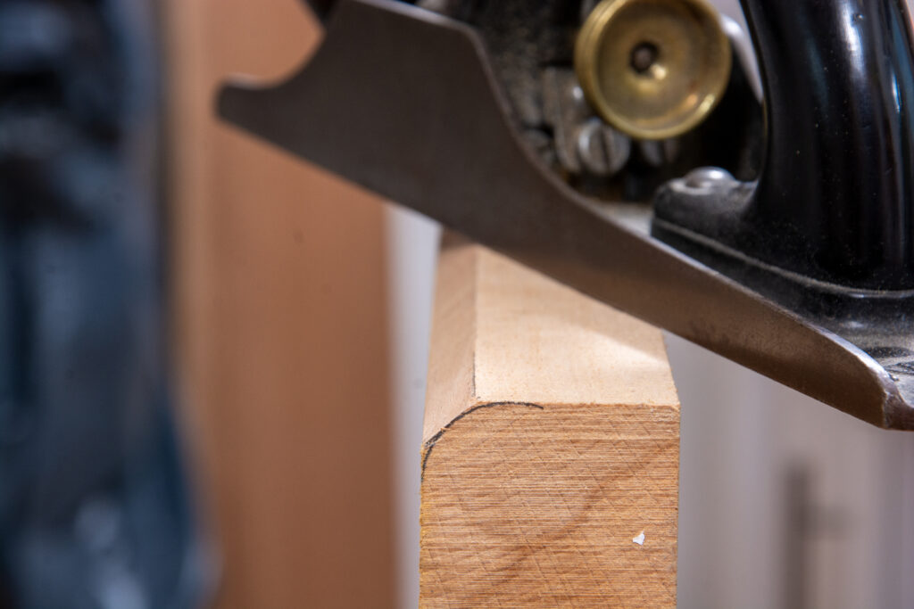 Einen Stab hobeln mit der Hand