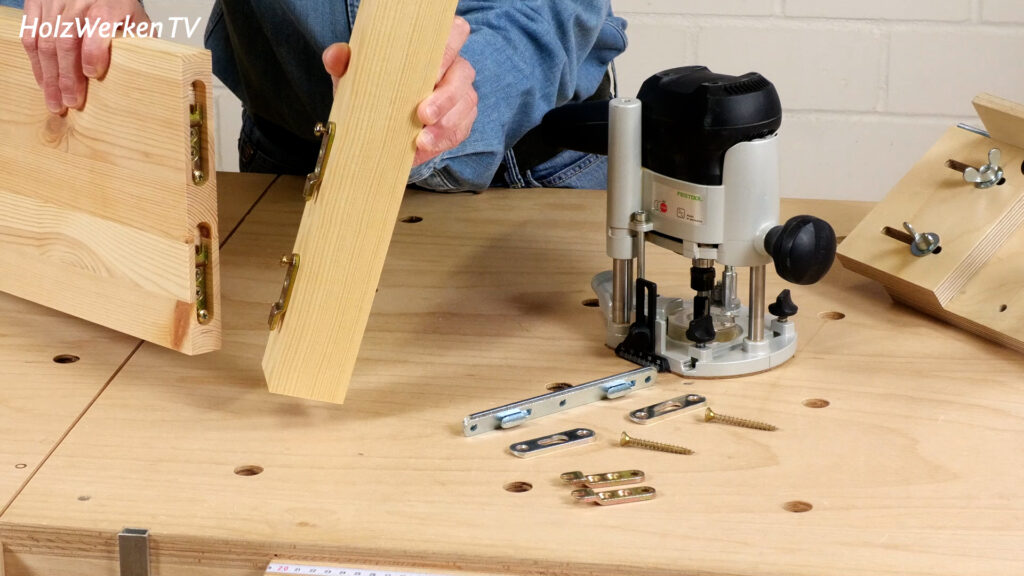 Bettbeschlaege als Verbinder