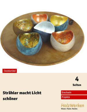 Lichtschale drechseln