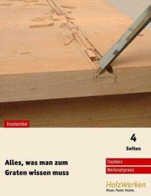 Gratverbindungen herstellen