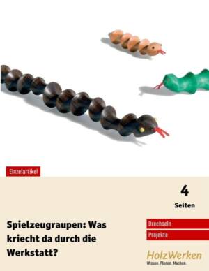 Gedrechselte Raupe