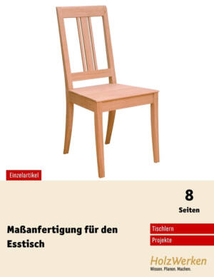 Bauanleitung Esszimmer-Stuhl
