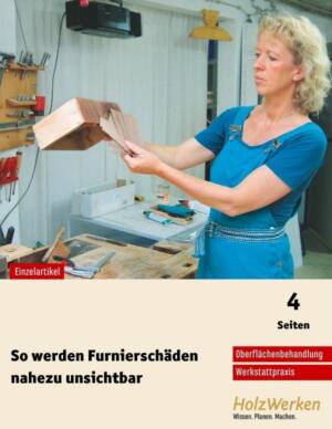 Schäden im Furnier ausbessern