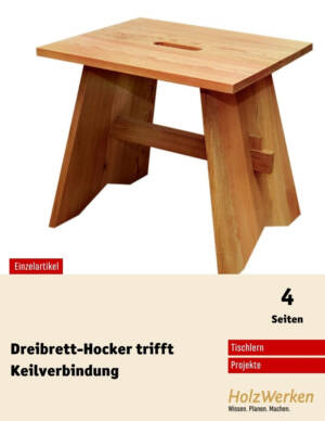 Bauanleitung: Traditioneller Hocker