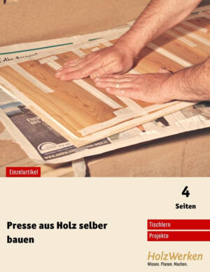 Furnierpresse bauen