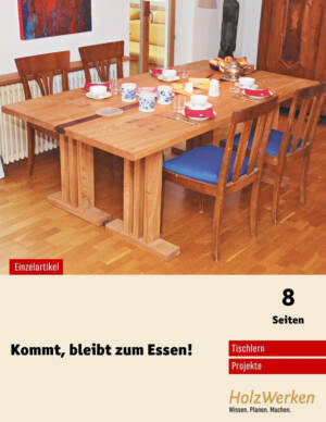 Bauanleitung: ausziehbarer Esstisch