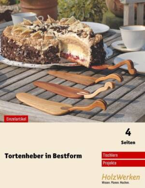 Tortenheber aus Holz