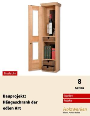 Bauanleitung:  Krenov-Schränkchen