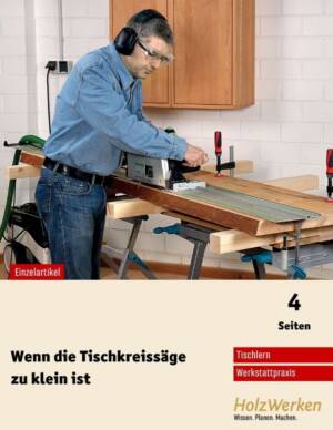Zuschnitt mit der Handkreissäge