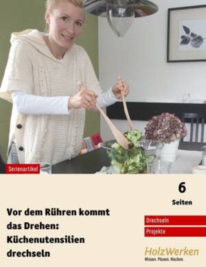 Küchenutensilien drechseln