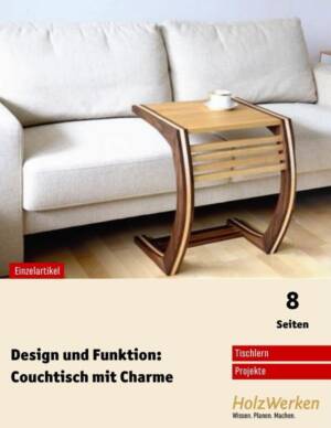 Bauanleitung: Beistelltisch in C-Form