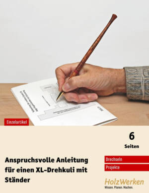 Drechseln: Extralanger Drehkugelschreiber