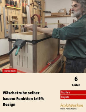 Bauanleitung: Wäschetruhe mit Sortierfunktion