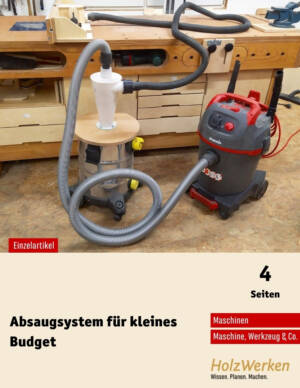Absaugung für kleine Werkstätten