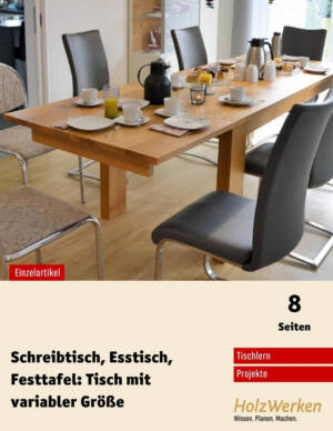 Bauanleitung: Massiver Esstisch
