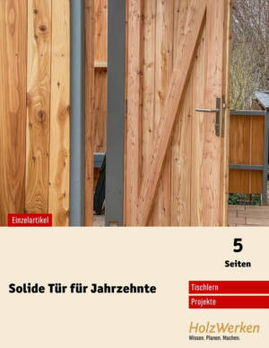 Bauanleitung: Schuppentür