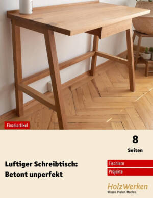 Bauanleitung: Kleiner Schreibtisch
