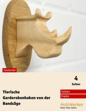 Garderobenhaken von der Bandsäge