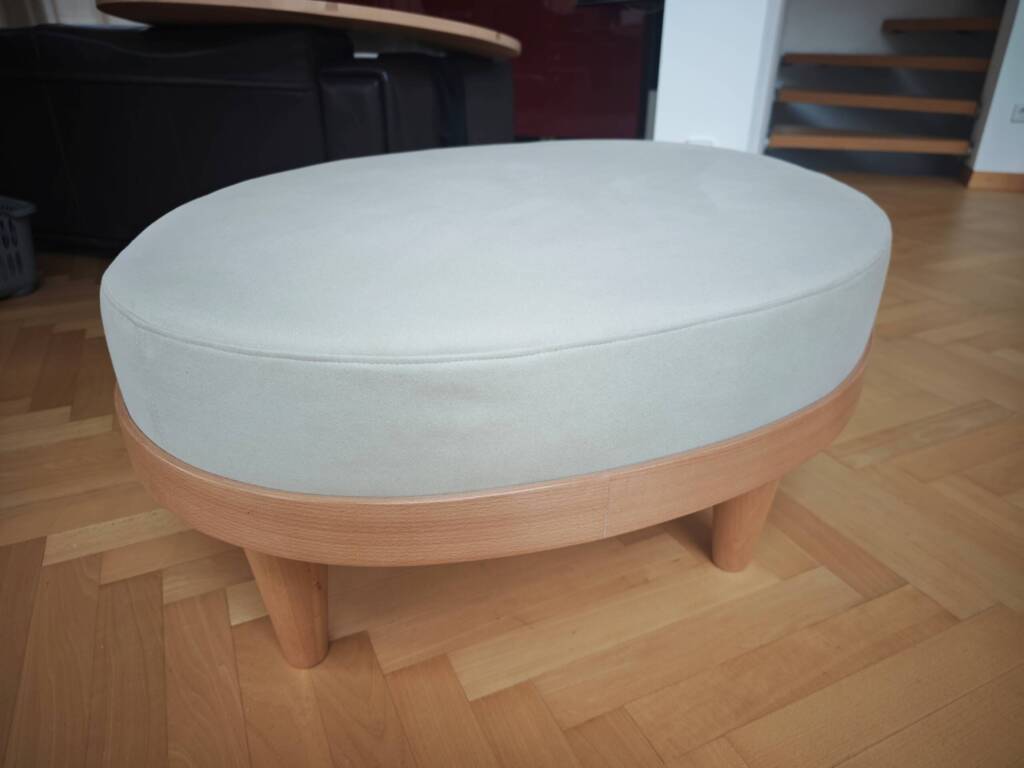 Zusatzelement als Sofaerweiterung